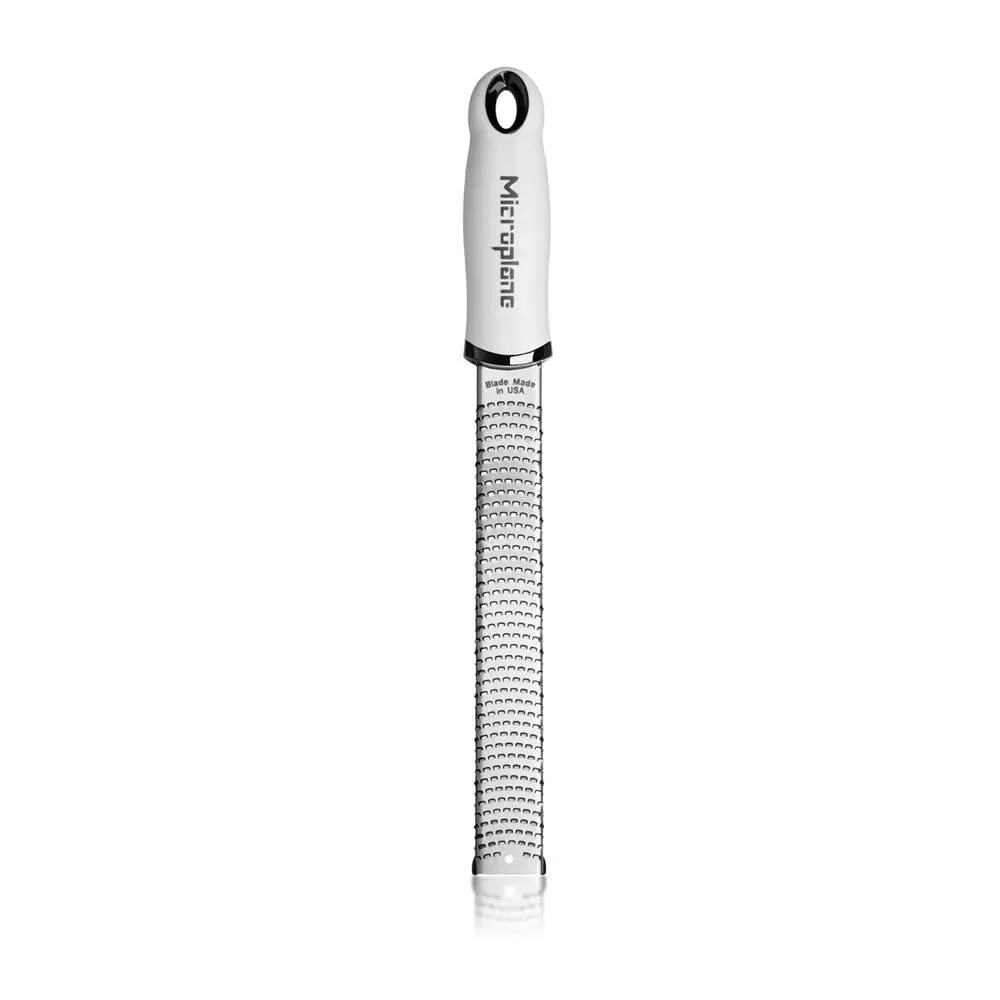 Microplane Premium Lemon/Lime Orange Zester/Grater Stainless Steel White - Home & Garden
