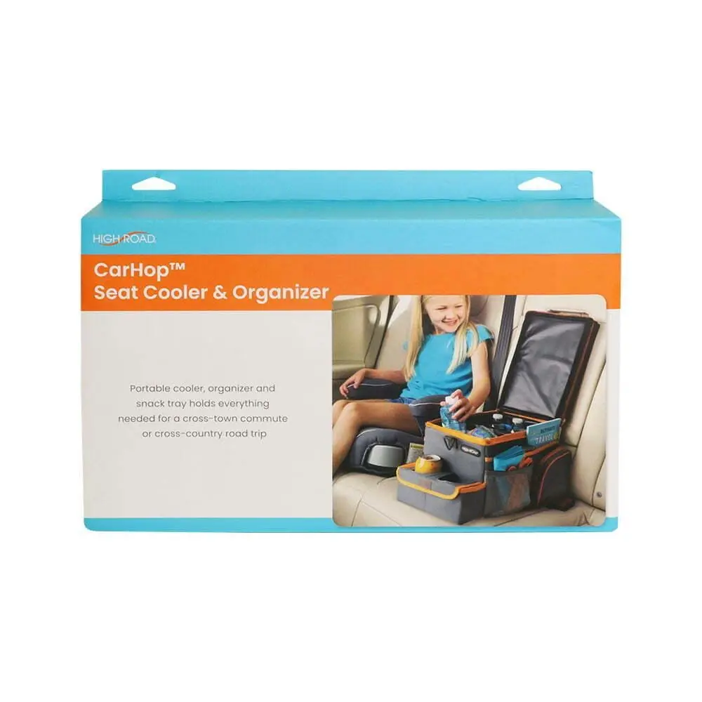 High Road Carhop Seat Compartment Organiser Snack Storage w/ Insulated Cooler - Automotive