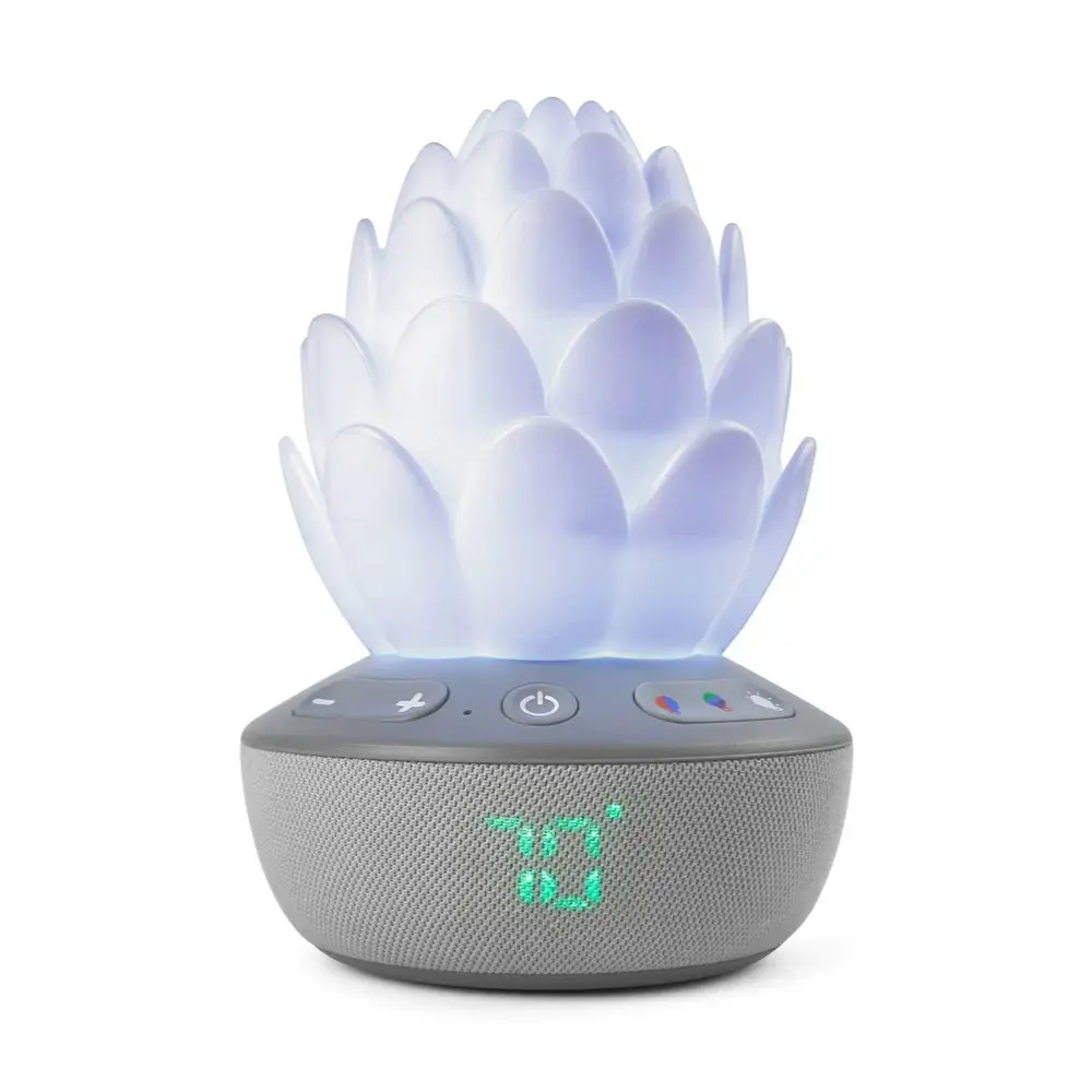 Skip Hop Terra Cry Activated Succulent Glow Soother | Grey White - Baby