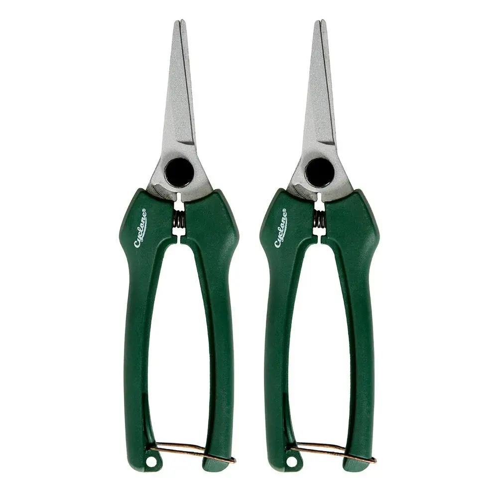 2x Cyclone Snips Floral Plant/Flowers Cutting/Gardening/Pruning Maintenance - Home & Garden