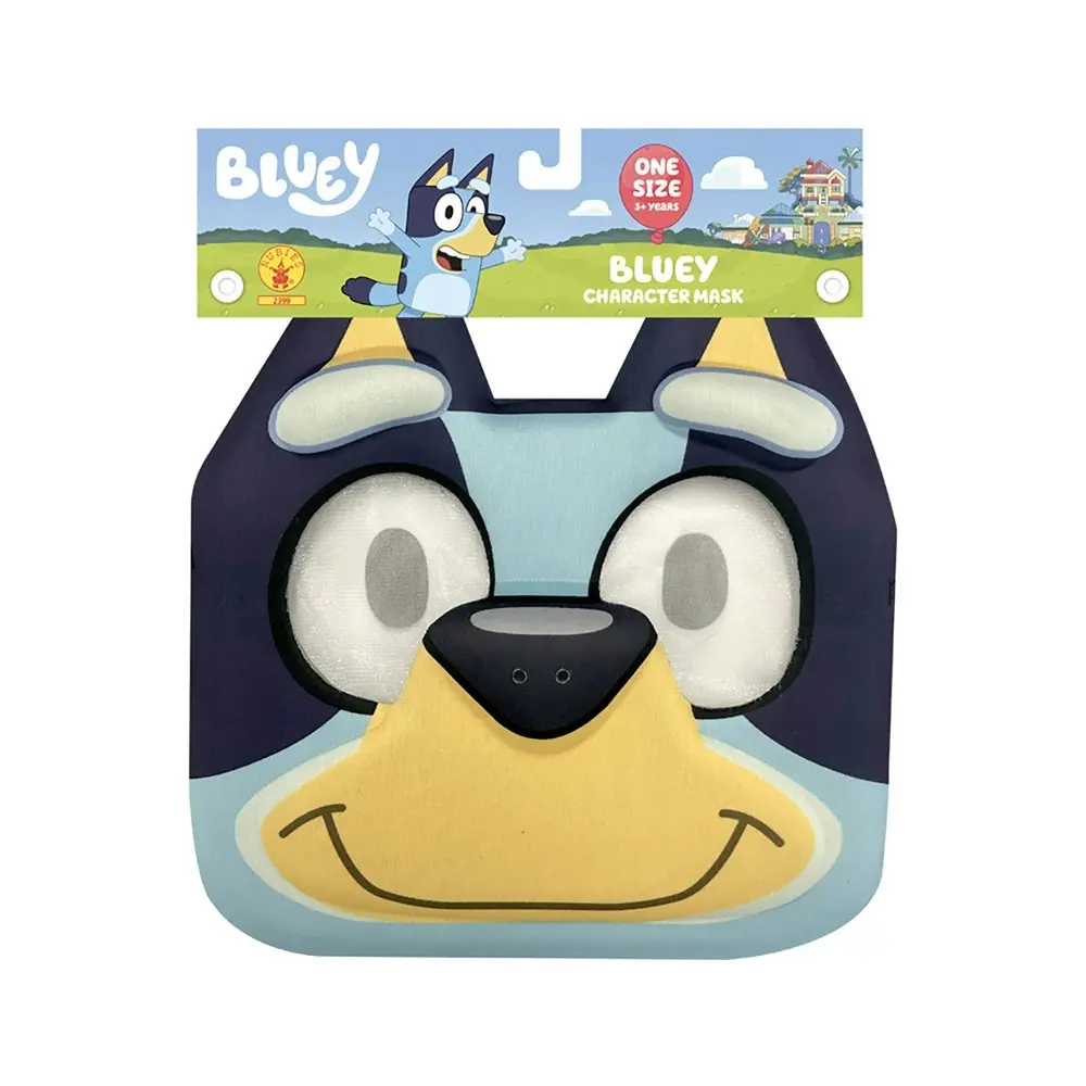 Bluey Eva Face Mask Adult/Kids Unisex Animal Dress Up/Halloween Party Costume - Fashion