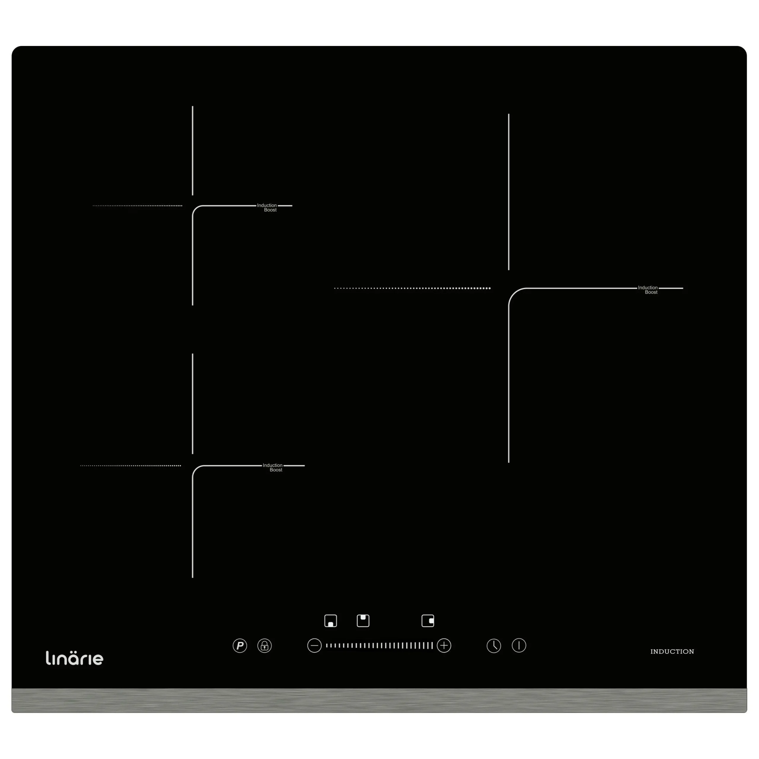 Linarie 60cm 3 Zone Induction Cooktop - Home & Garden