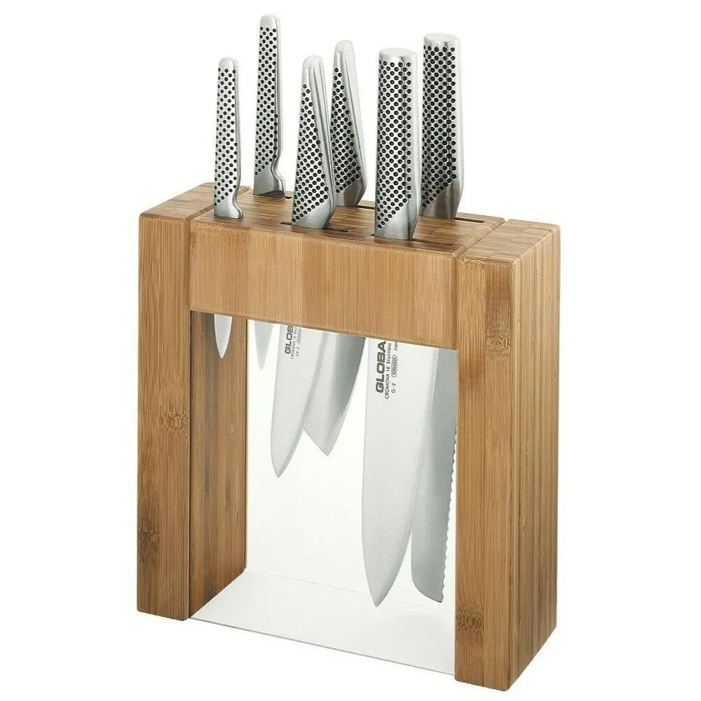 Global Ikasu 7 Piece Knife Block Set 7pc Made in Japan - Kitchenware - Save up to 70%
