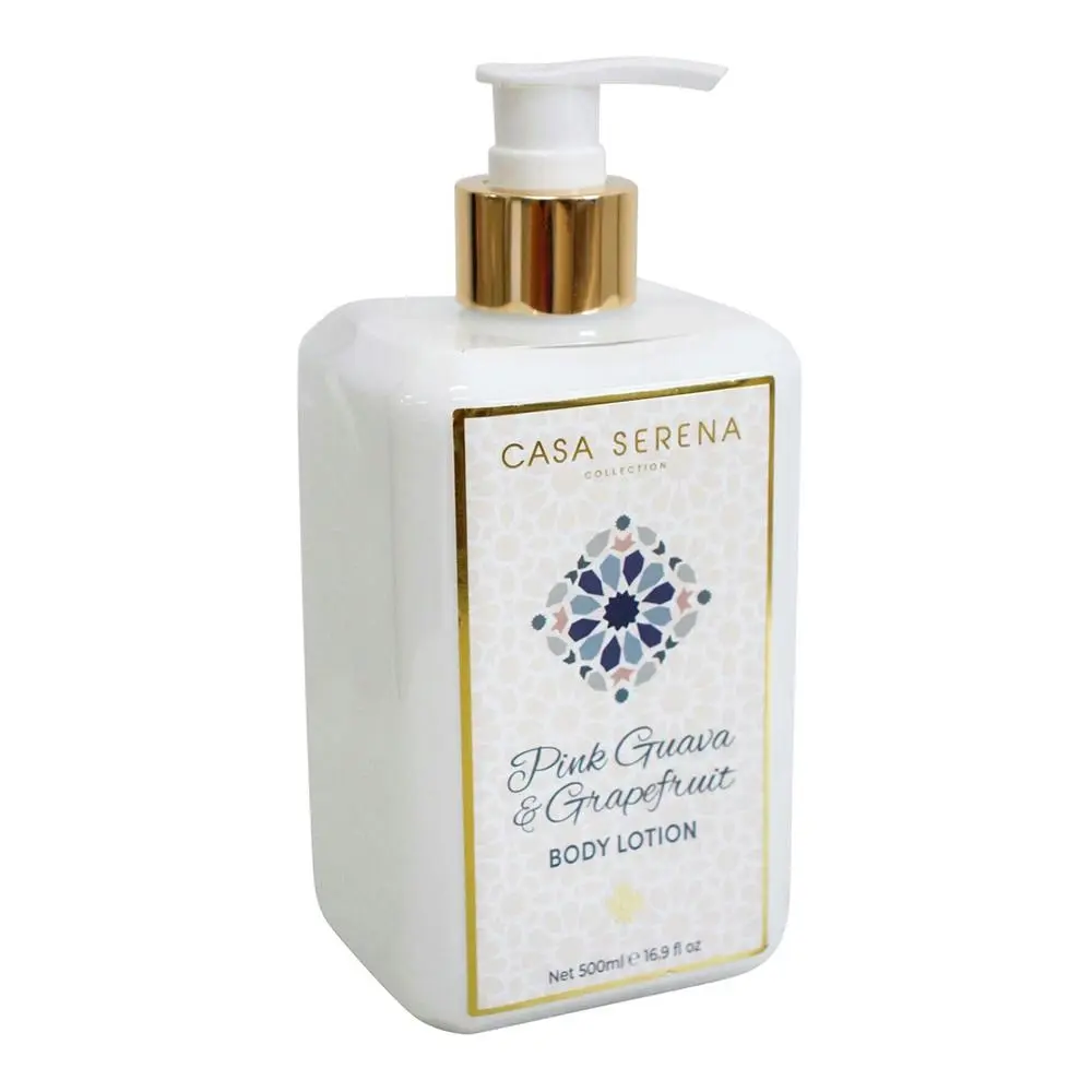 Casa Serena 500ml Body Lotion/Moisturiser Skin Cream Pink Guava & Grapefruit - Beauty