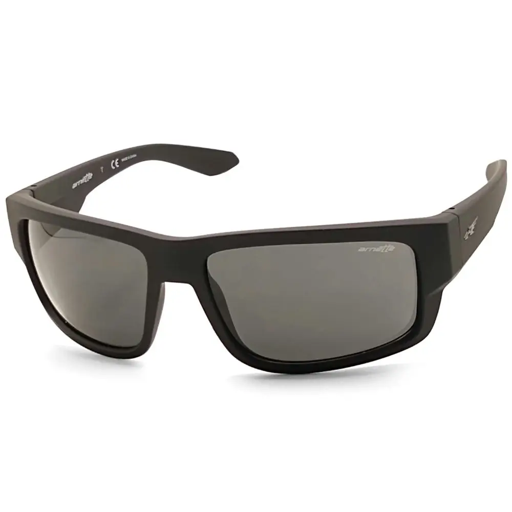 Arnette Grifter Matte Black/Grey Men's Sports Wrap Sunglasses AN4221 447/87 - Fashion