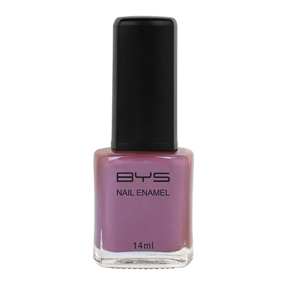 BYS Heart Breaker Nail Polish Enamel Lacquer Gloss Lasting Quick Dry 14ml Mauve - Beauty
