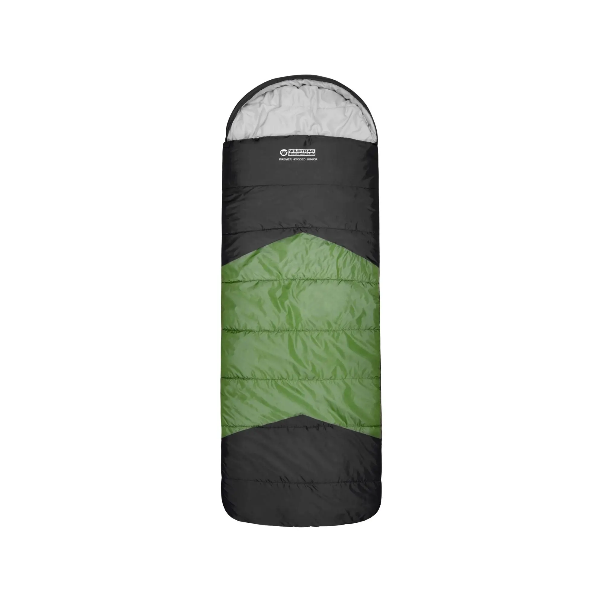 Bremer KIDS Youth Hooded Sleeping Bag, 0-5°C, Breathable Lining, Ripstop Fabric, Auto Lock Zips, Sewn-in Storage Pocket, Sewn-through Construction, Hanging Loop, Storage Bag, 65x170cm