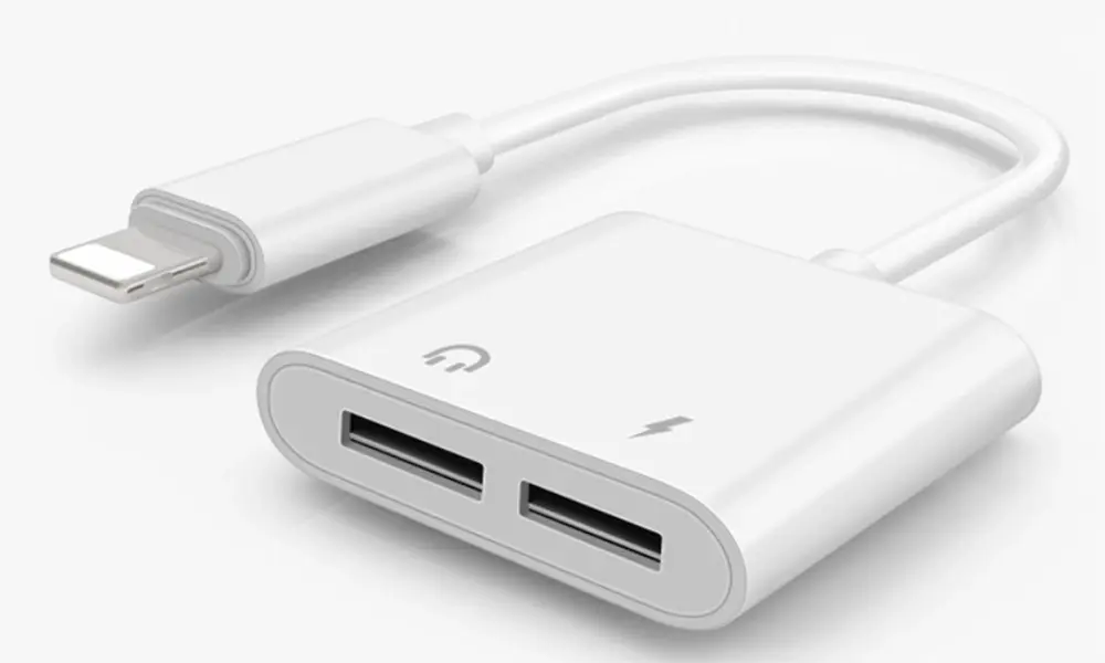 Lightning Audio and Charging Adapter for iPhone - Electronics