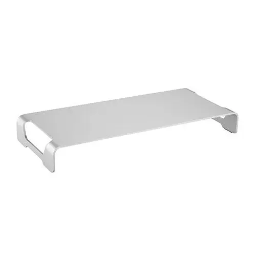 Brateck 50cm Aluminium Laptop/PC Monitor Riser Stand Holder Desktop Display SLV - Electronics