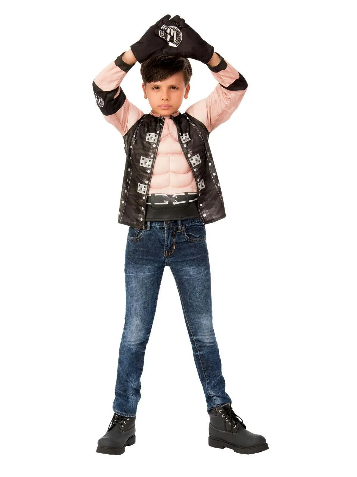 Rubies AJ Styles Dress Up Costume Top And Gloves Kids/Boys/Children Size 6+ - Fashion