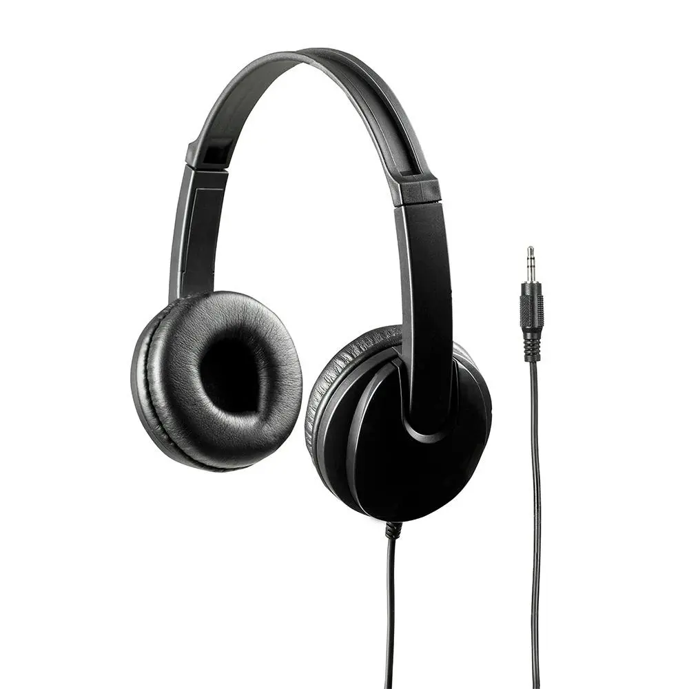 Kensington Volume Limiting Wired Headphones w/ 3.5mm AUX For Mobile Phone Black - Electronics