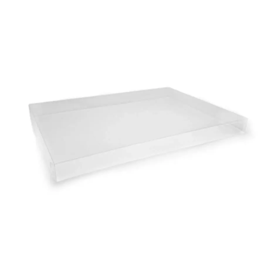 BULK 50pk Medium Clear PET Lid 382x275x30mm (LIDS ONLY) - Home & Garden