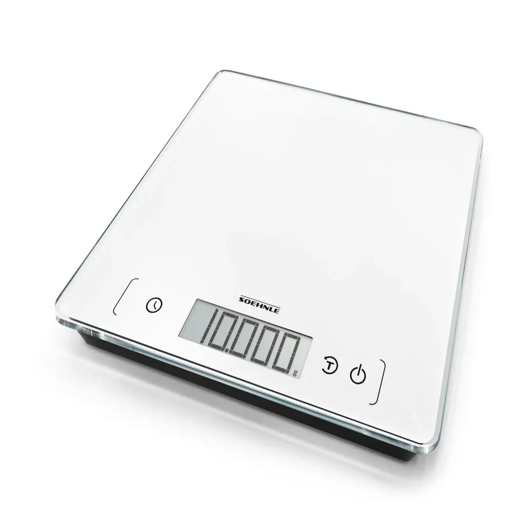 Soehnle Page Comfort 400 Digital Kitchen Scale White | 10kg Capacity 61505 - Home & Garden