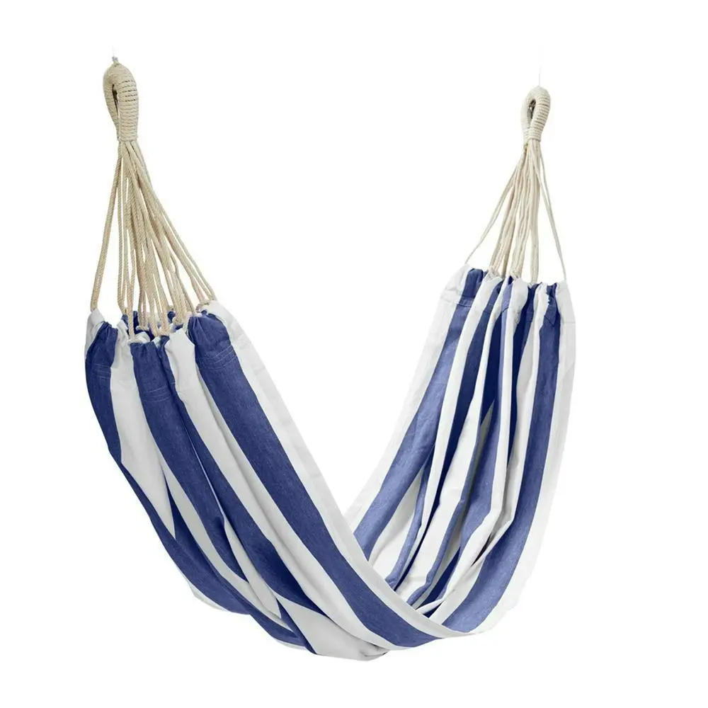 J.Elliot Outdoor 205cm Stripe/Striped Hanging Hammock Outdoor/Garden/Patio BL - Home & Garden