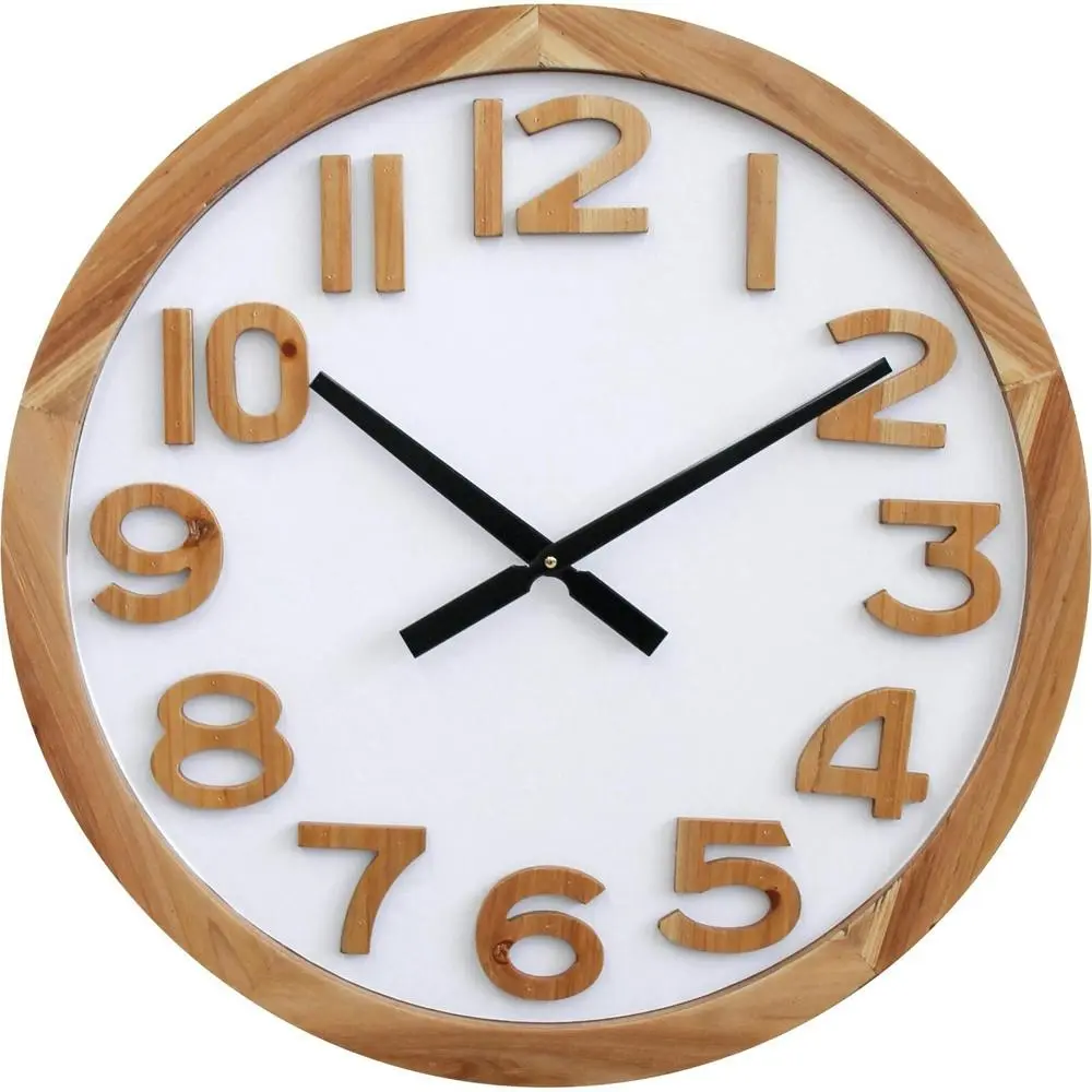 LVD Cable Beach Hanging Wall Clock Analogue 50cm Round Home/Office Decor - Home & Garden