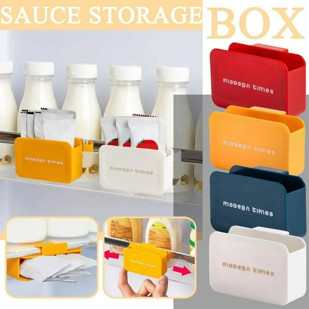 4 Pack Storage Box Refrigerator Side Door Bag Hanging Removable Storage Box - Home & Garden