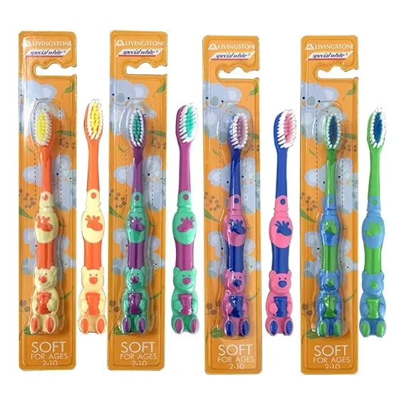 Livingstone Toothbrush Child Bear Soft Bristles 12 Pack - Beauty