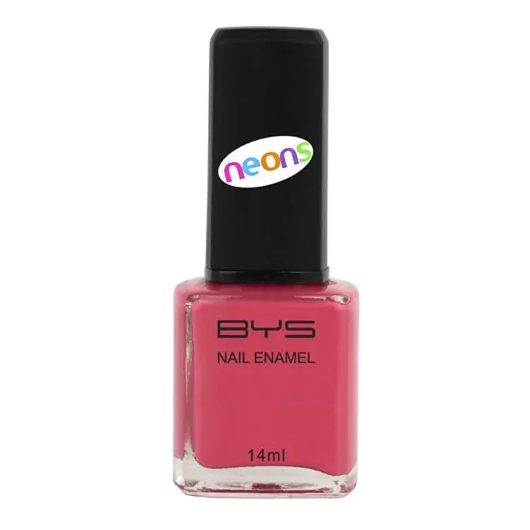 BYS Matte Pink Nail Polish Enamel Lacquer Chip Resistant Lasting Quick Dry 14ml - Beauty