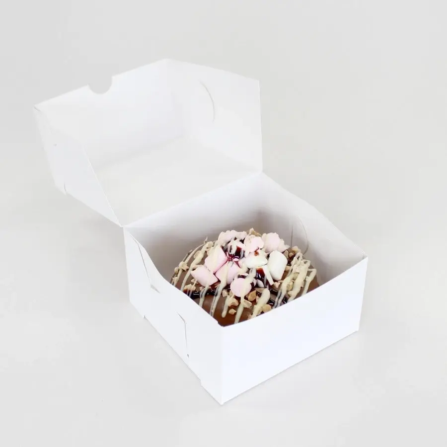 BULK 100pk 1 Donut Box (4.25x4.25x2.5in) - Home & Garden