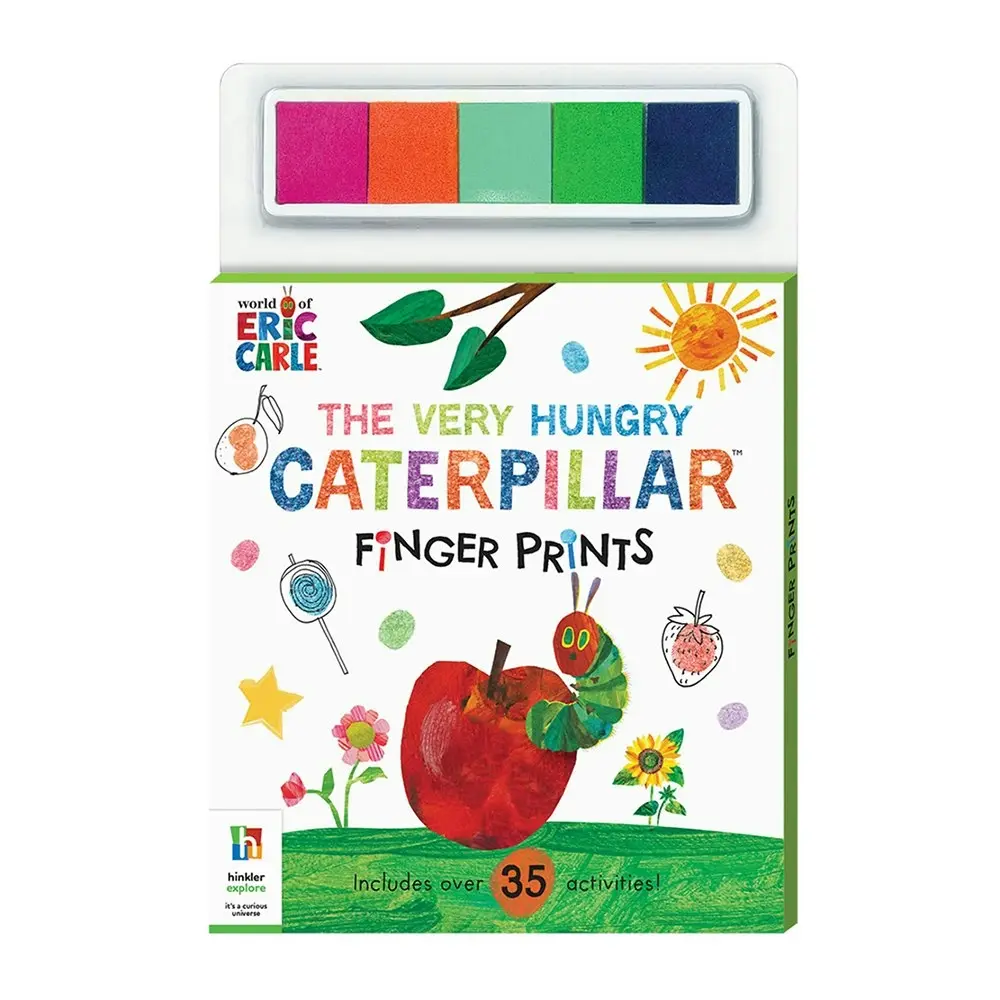 Kaleidoscope The Very Hungry Caterpillar Finger Prints Activity Pad Kids 3-6y