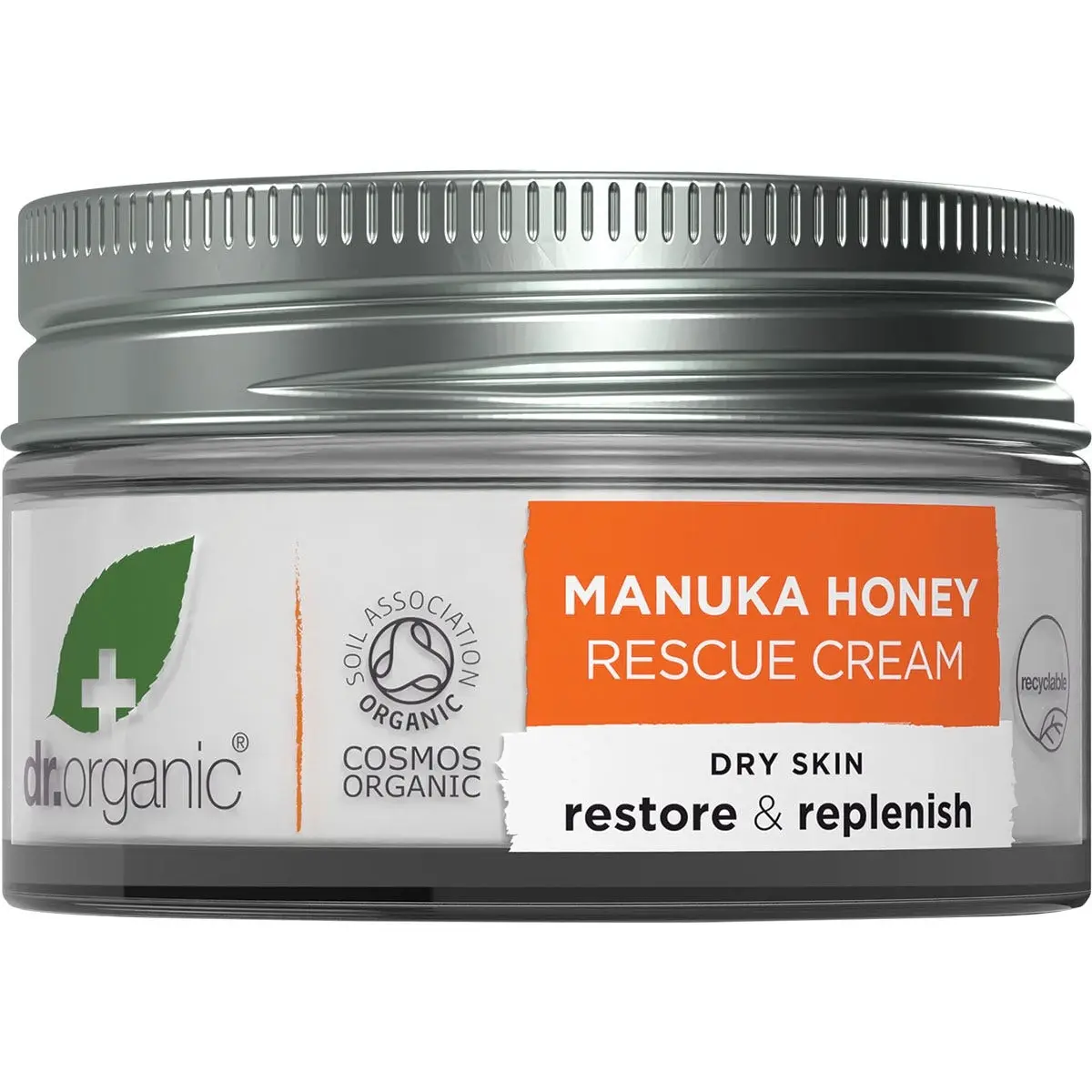 DR ORGANIC Rescue Cream Organic Manuka Honey 50ml - Beauty