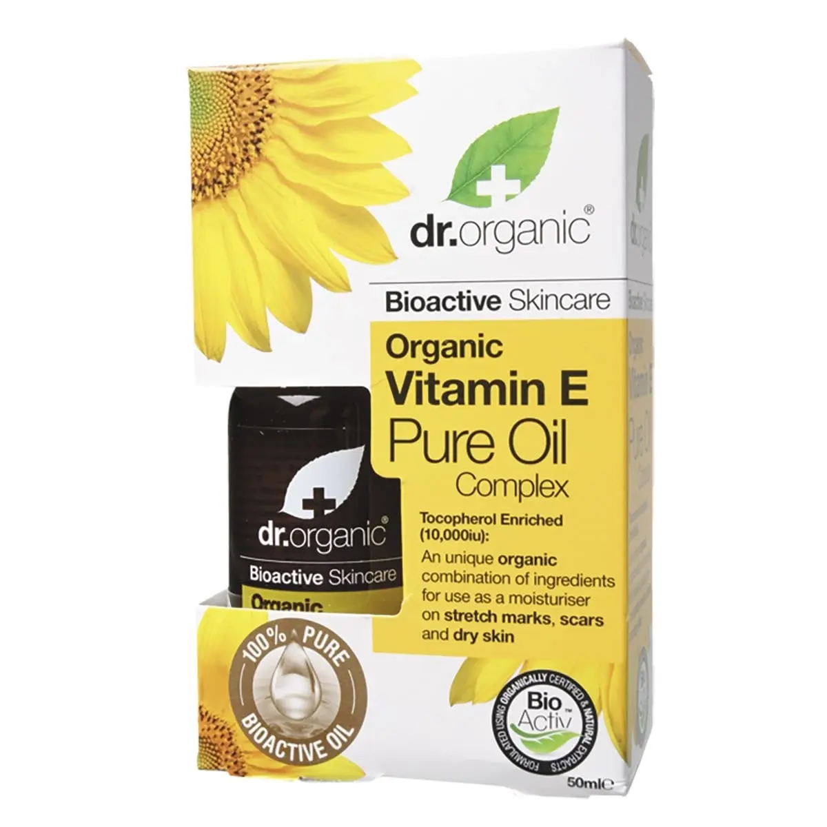 DR ORGANIC Pure Oil Organic Vitamin E 50ml - Beauty