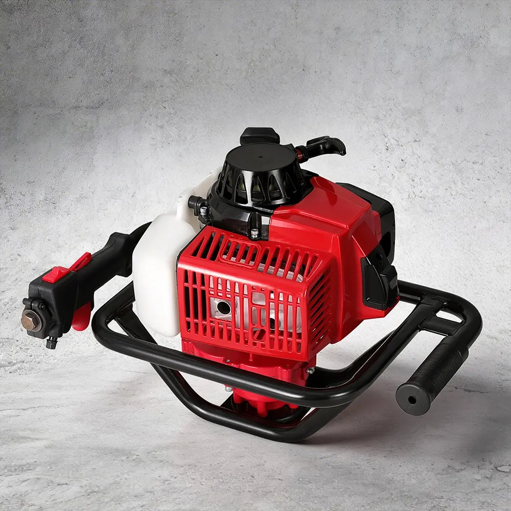 Giantz Post Hole Digger Motor Only Engine Petrol Red - Hardware