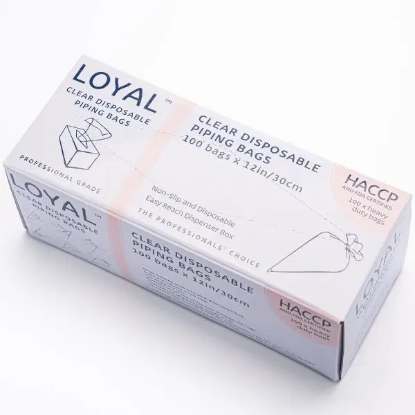 100pk 12in/30cm Loyal Clear Disposable Biodegradable Piping Bags - Home & Garden
