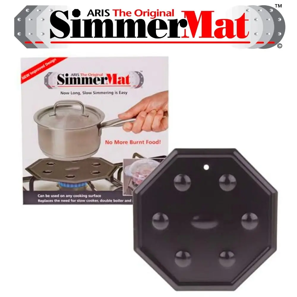 Aris Genuine Simmer Mat Simmermat Slow Cooker Heat Diffuser Gas + Electric - Home & Garden