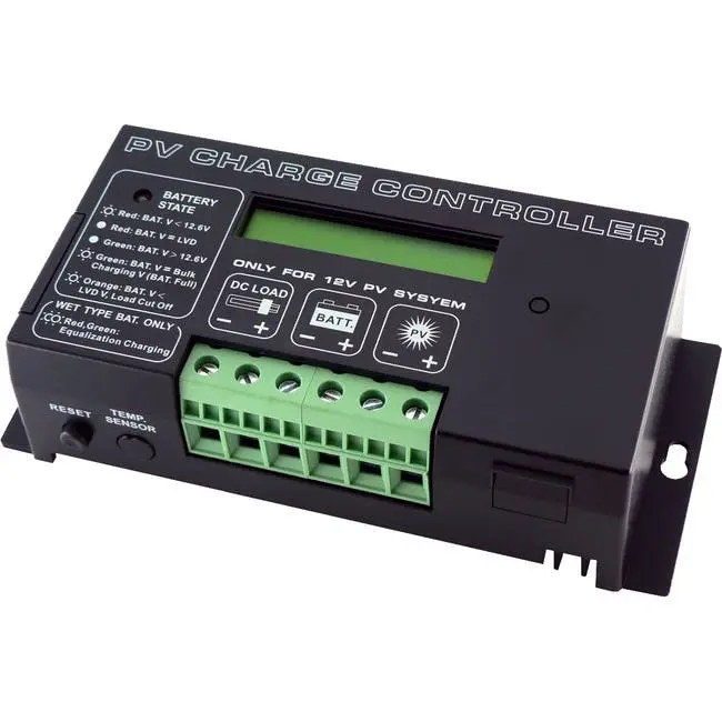 Manson 12V 20Amp Solar Regulator/Charge Controller for SLA/Lead Calcium Battery - Hardware