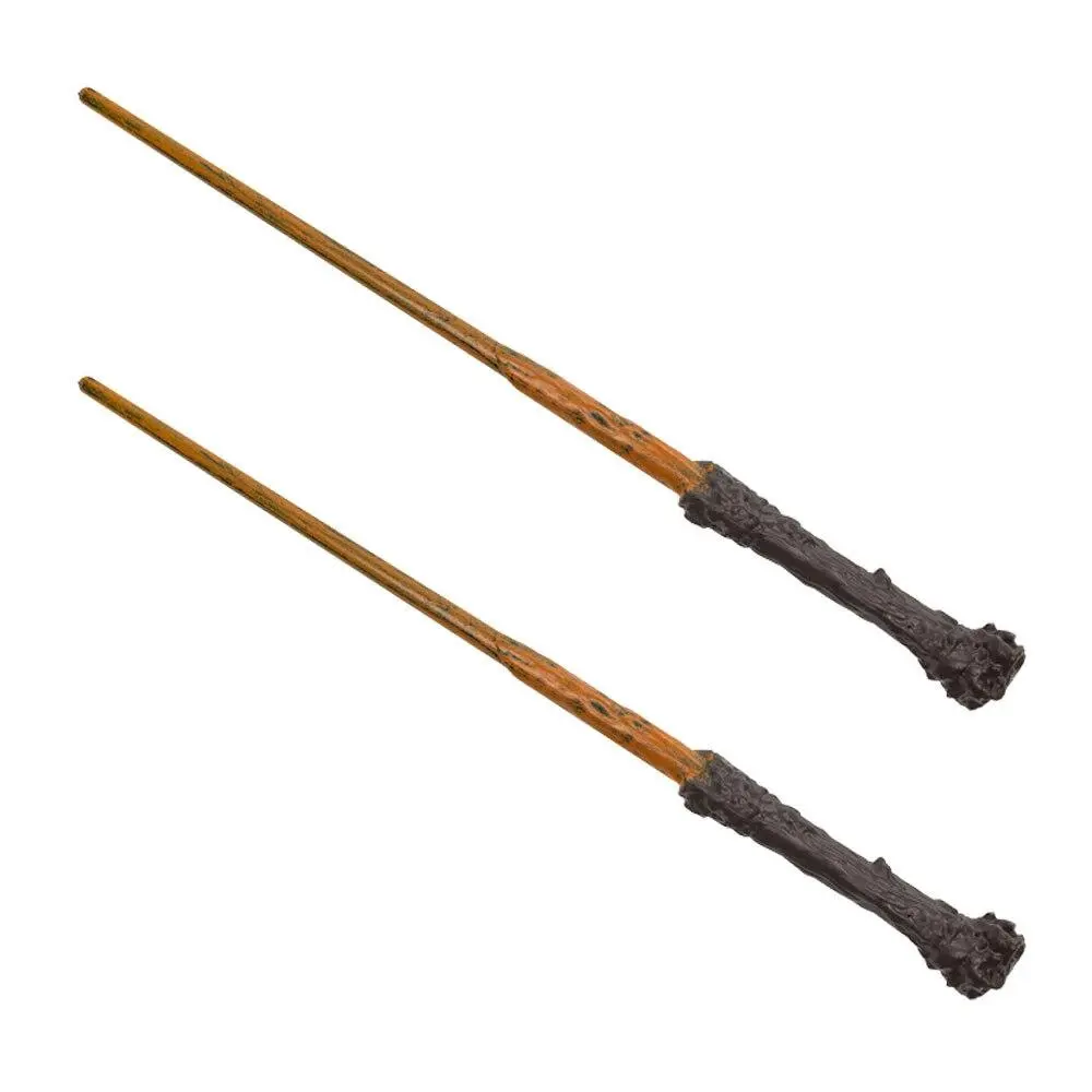 2x Great Pretenders Wizard Wand Kids/Children Costume Party Accessory Brown 3y+ - Sports & Outdoor