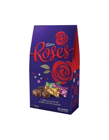 Cadbury Roses Gift Pouch 150g x 8 - Groceries