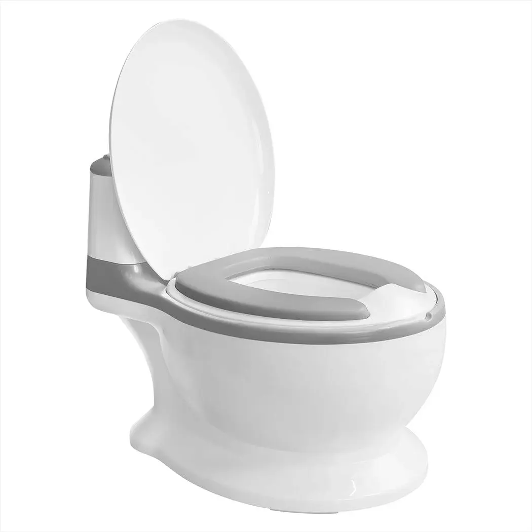 BoPeep Potty Training Seat Kids Safety Toilet Trainer Toddler Non-Slip Grey