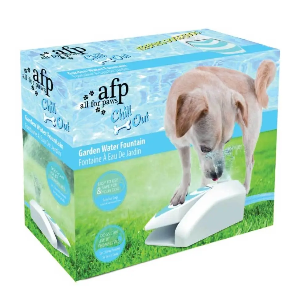 Dog Drinking Water Fountain Outdoor AFP Garden Push On Pet Sprinkler Dispenser - Pets