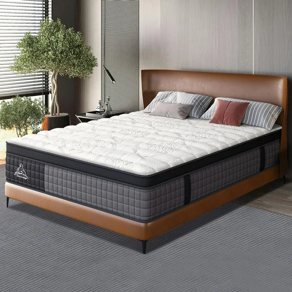 Starry Eucalypt Bedding 34cm Euro Top Mattress Double - Ultimate Mattress Sale - Save up to $600