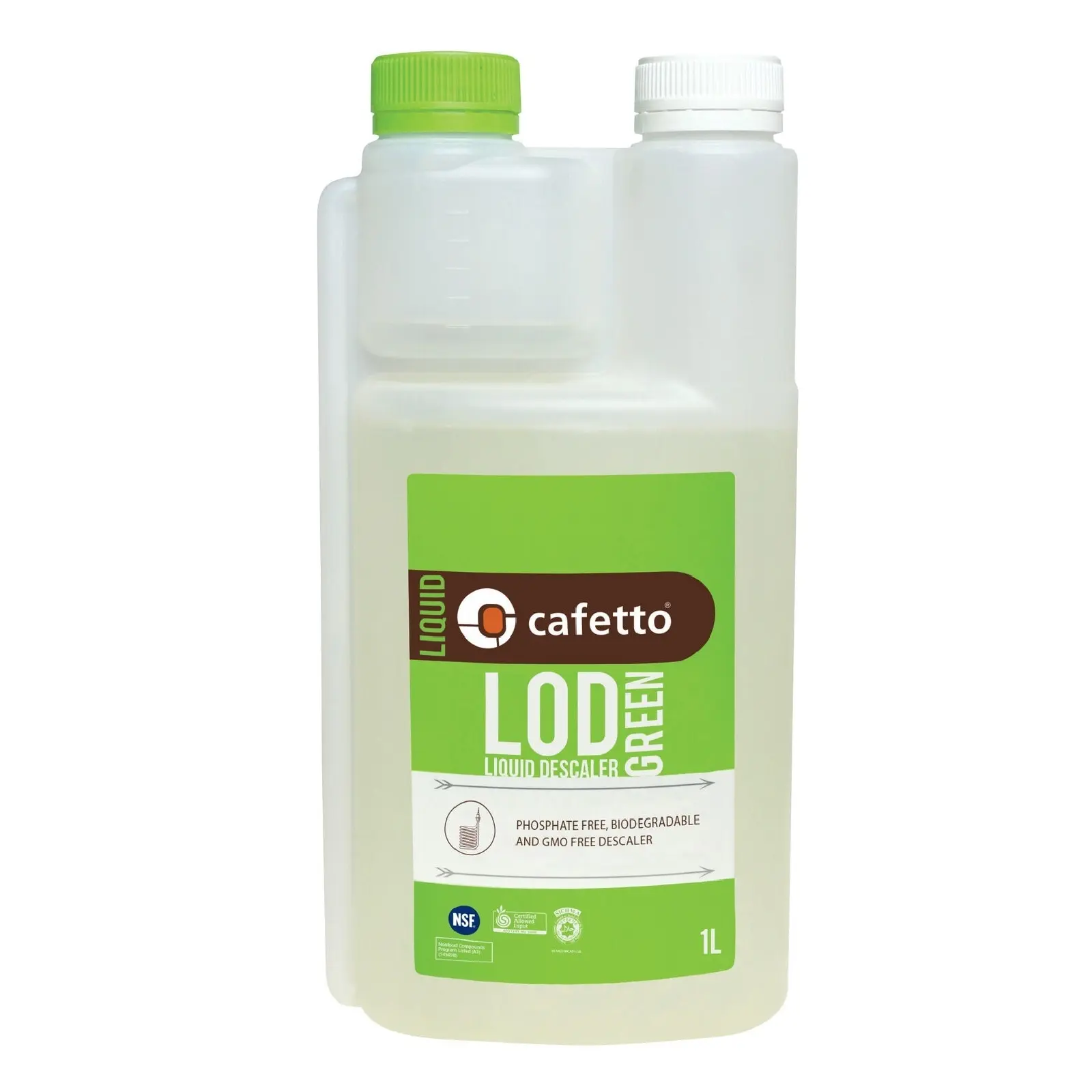 CAFETTO LOD ORGANIC LIQUID DESCALER 1 Litre - Home & Garden