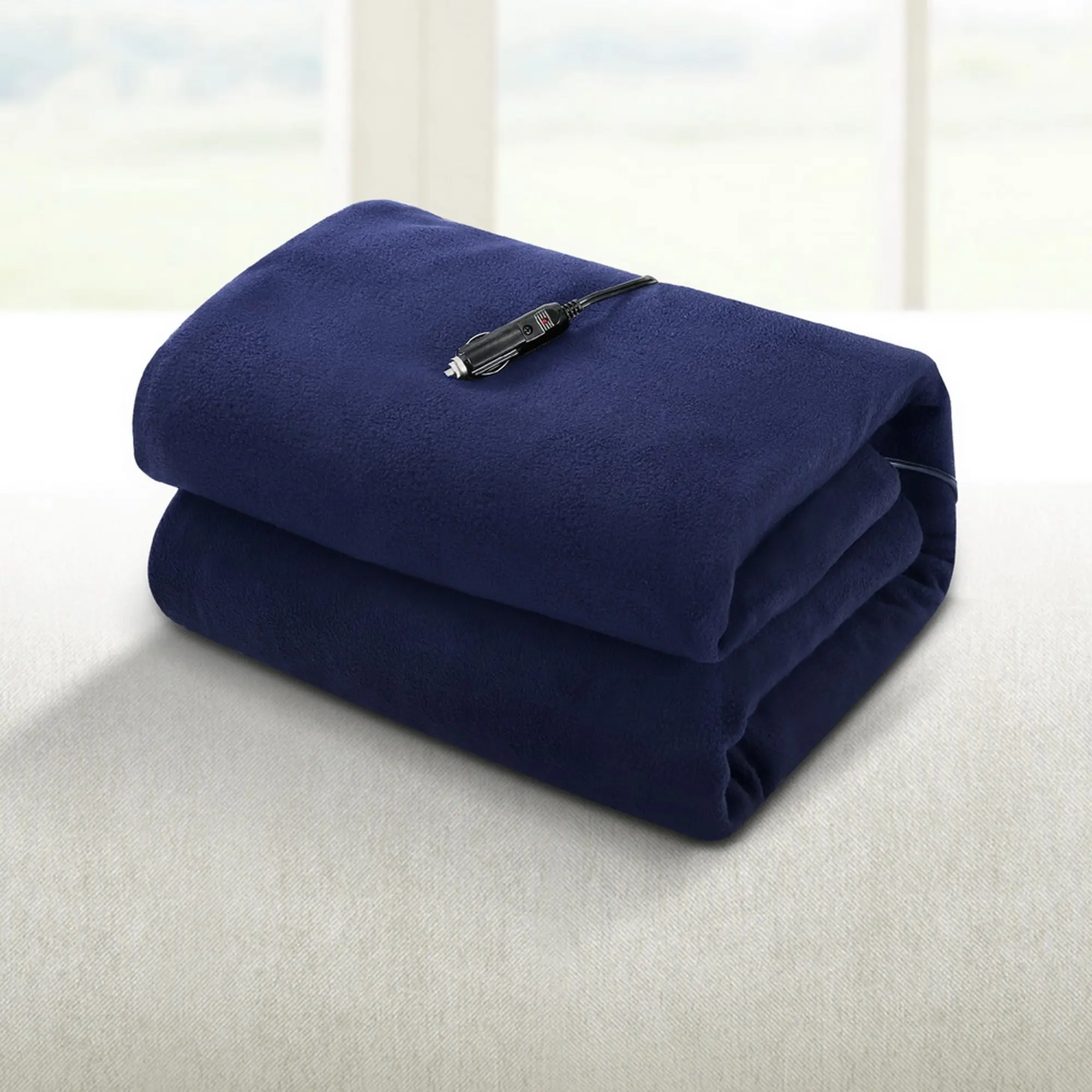 Giselle Electric Heated Blanket Car Throw Rug Blue - Best Selling Linen & Towels - From $20