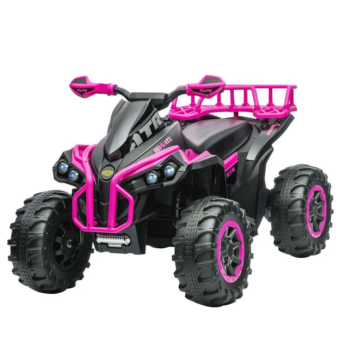Kidbot Kids Electric ATV Ride On Car Quad Bike 12V Vehicle Toy 4 Wheeler Motorised Rechargeable Battery MP3 USB LED Children - Toys & Games
