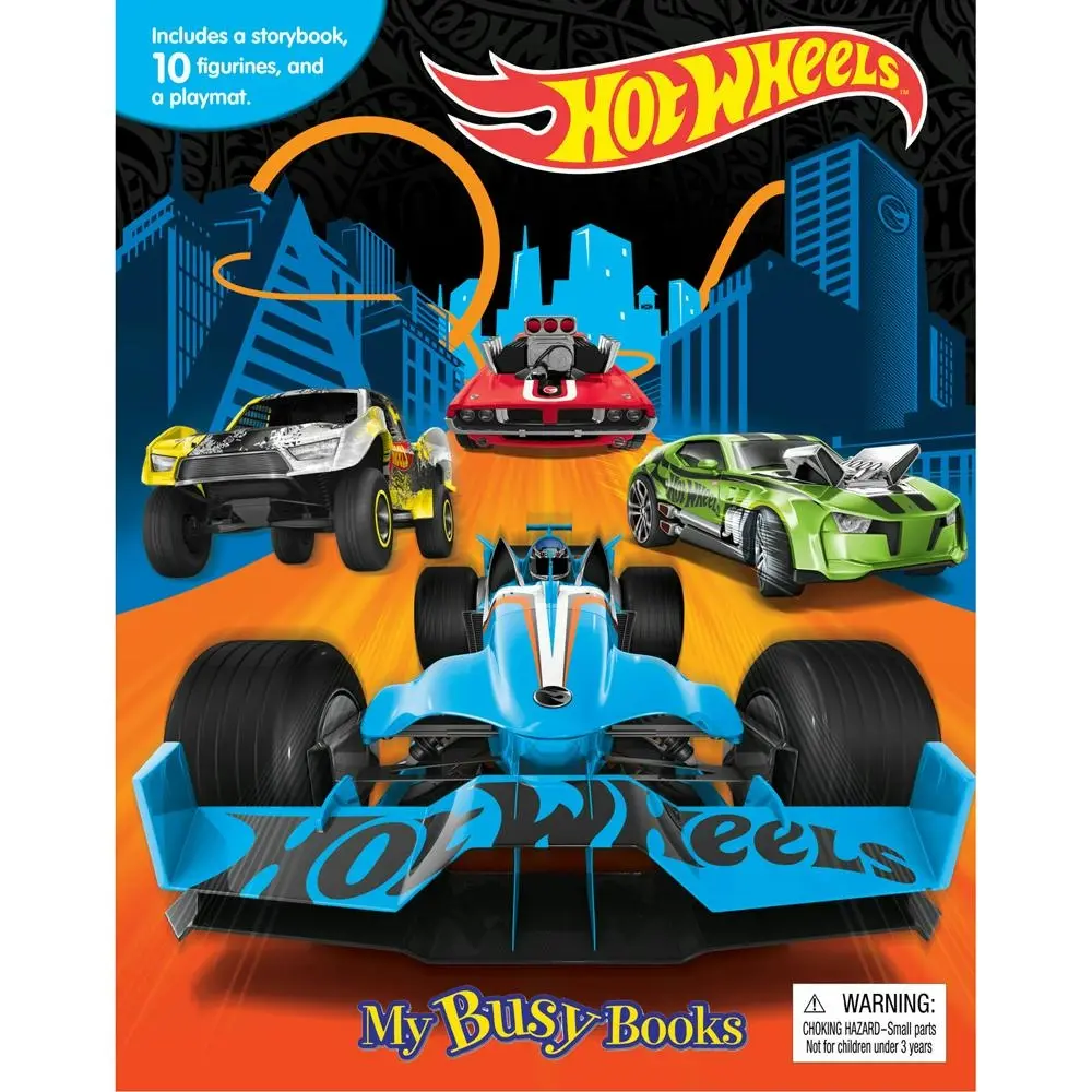Mattel Hot Wheels My Busy Book Kids/Children Storybook/Toy Activity Kit 3y+ - Entertainment