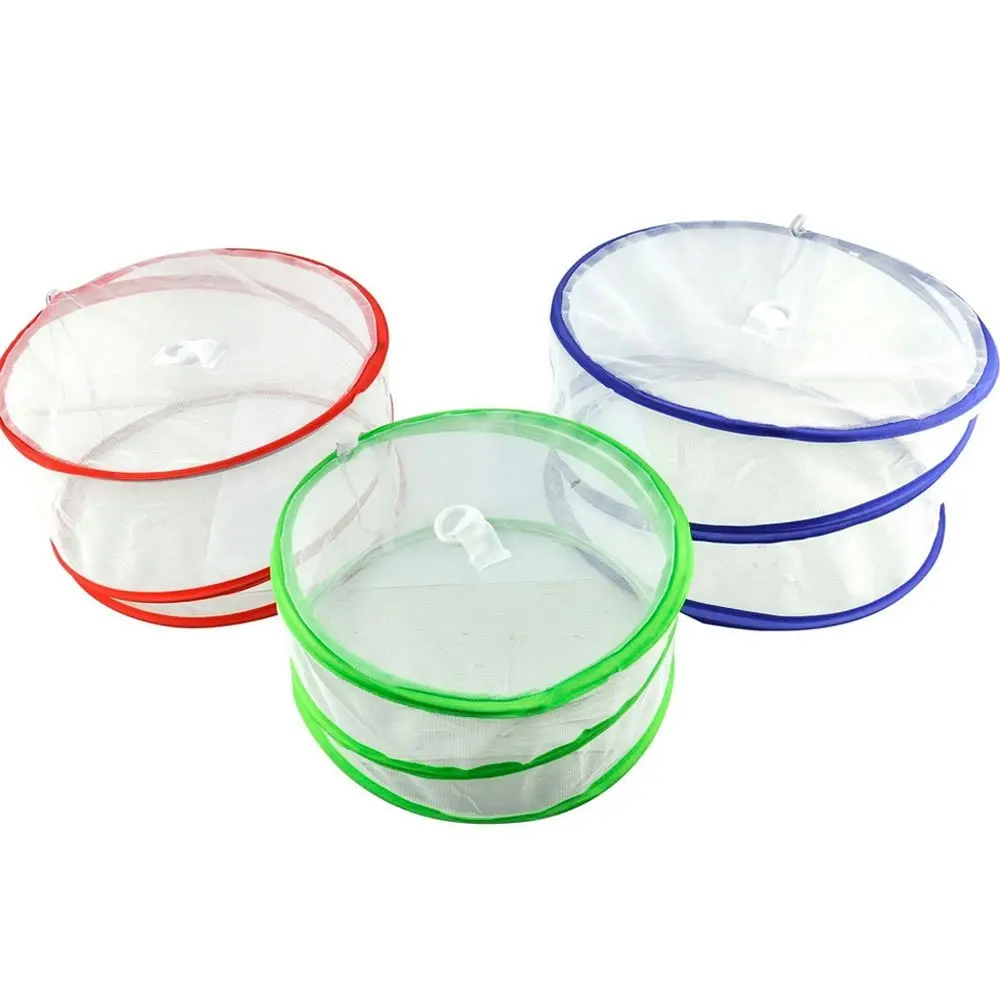 3PK Pop Up Food/Dish/Bowl Mesh Covers Fly Protect Cover/Net Nylon Kitchen Tool - Home & Garden