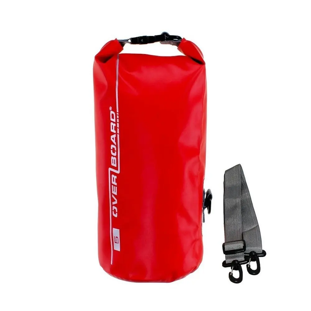 Overboard Waterproof Dry Bag 5 Litre Floating Sack Red | Waterproof Dry Tube AOB1001R - Sports & Outdoor
