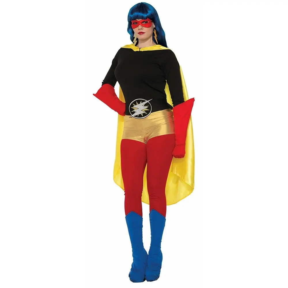 Forum Novelties Adult Unisex Halloween Party Superhero Boot Tops Costume Blue - Fashion