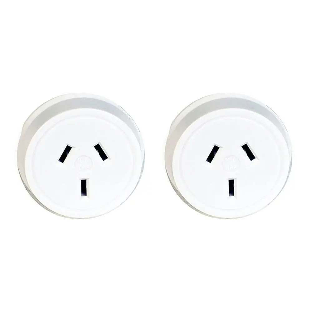 2x Tosca OB Travel Compact Power Adapter Converter Plug - UK/HK Compatibility