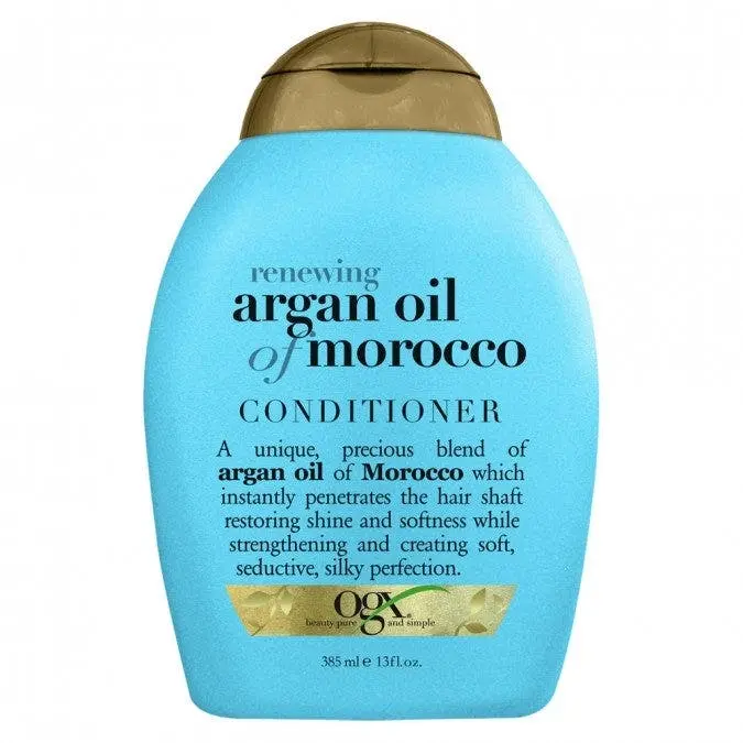 OGX Renewing + Repairing & Shine Argan Oil Of Morocco Conditioner For Dry & Damaged Hair 385ml - Beauty