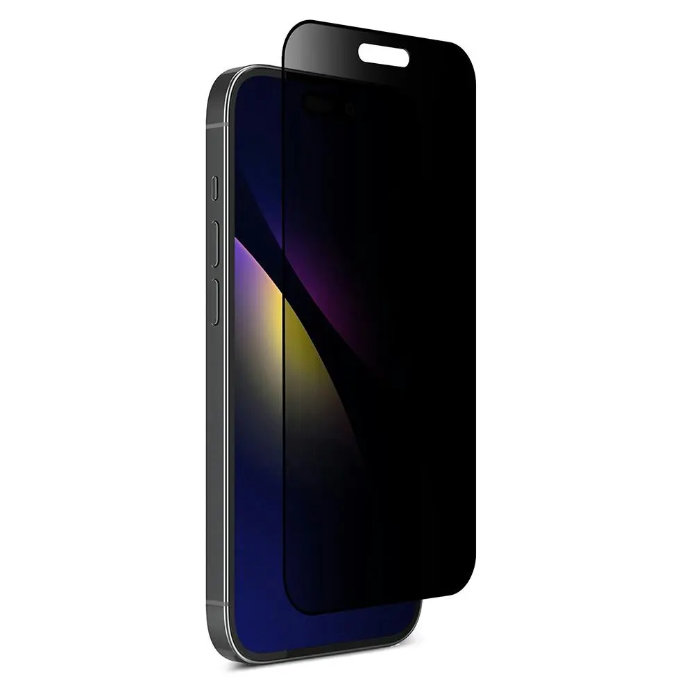 EFM Screen Protector Armour Privacy Mobile Tempered Glass For iPhone 15 Plus - Electronics