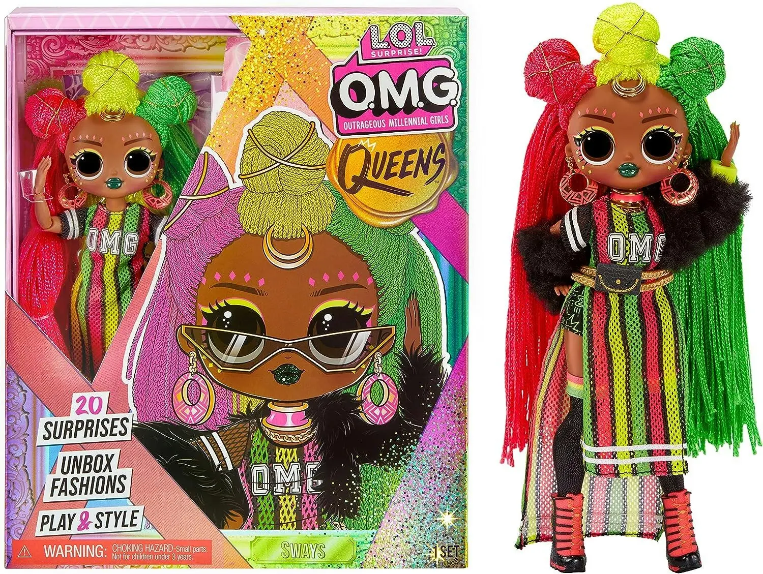 L.O.L. Surprise! OMG Queens Sways Fashion Doll - Toys & Games