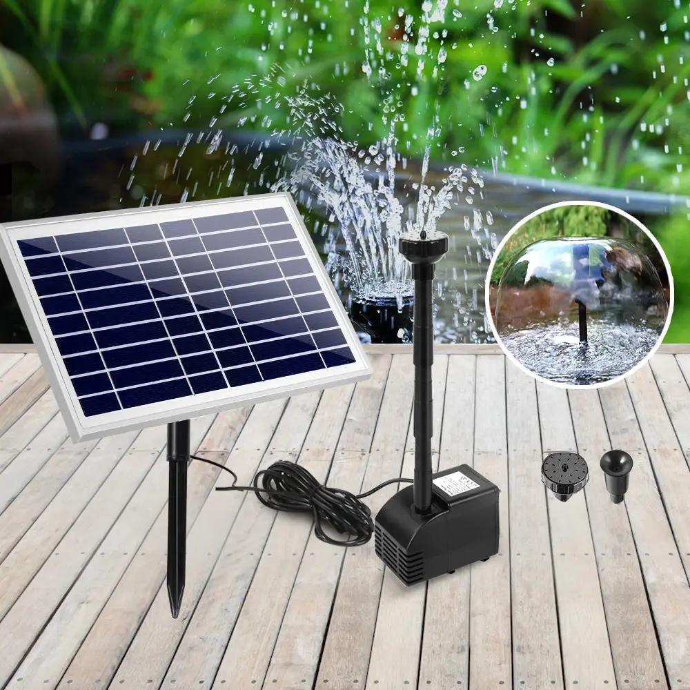 Gardeon Solar Pond Pump Submersible Water Fountain Kit 6.6FT - Home & Garden