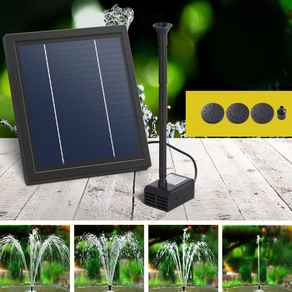 Gardeon Solar Pond Pump Submersible Water Fountain Kit 6.1FT - Home & Garden