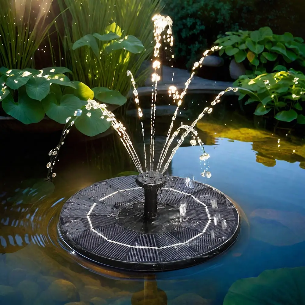 Gardeon Floating Solar Pond Water Fountain Pump Submersible Fountains 250L/H - Home & Garden
