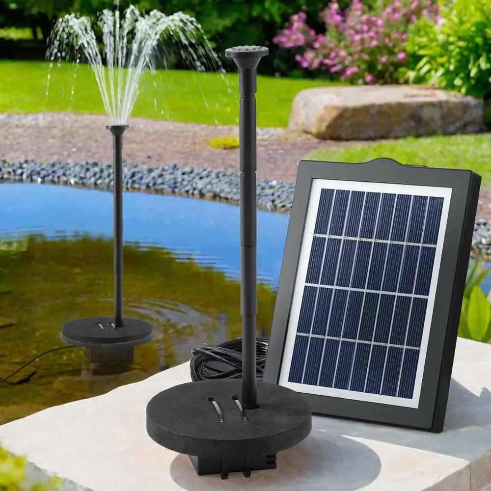 Gardeon Solar Pond Pump Water Fountain Submersible Floating Bird Bath 190L/H - Home & Garden